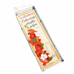 Scrapcooking Cadre à tarte rectangulaire extensible en inox 22/42 cm