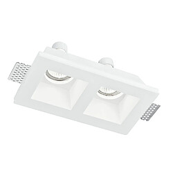 Fan Europe Downlight Encastré 2 Lumières Blanc 21.4x11.8x5.5cm