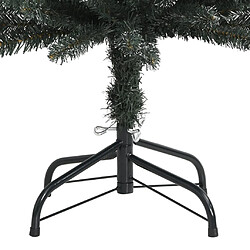 Avis vidaXL Sapin de Noël artificiel mince avec support Vert 240 cm PVC