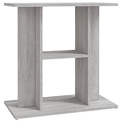 vidaXL Support pour aquarium sonoma gris 60x30x60 cm bois d'ingénierie