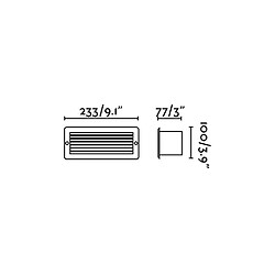 Avis faro Encastrable de jardin blanc Esca 1 ampoule