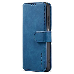 Etui en PU DG.MING style rétro, fermoir magnétique avec support bleu pour votre Samsung Galaxy A13 5G