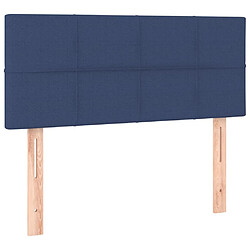 Avis Maison Chic Tête de lit scandinave à LED,meuble de chambre Bleu 100x5x78/88 cm Tissu -MN63145