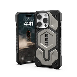 UAG Coque pour iPhone 16 Pro MagSafe Antibactérienne Collection Monarch Pro Kevlar Gris pas cher