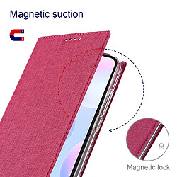 Etui en PU VILI anti-rayures, fermeture automatique magnétique avec support et porte-carte rose pour votre Samsung Galaxy A53 5G