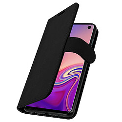 Avizar Housse Samsung Galaxy S10 Étui Portefeuille Rangements Cartes Support Noir