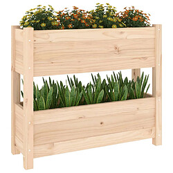 Avis vidaXL Jardinière 77x25x66 cm Bois massif de pin