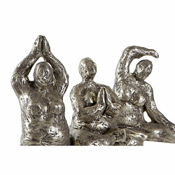 Figurine Décorative DKD Home Decor Doré Résine Yoga Moderne (11 x 22,5 x 17 cm) (3 Unités)