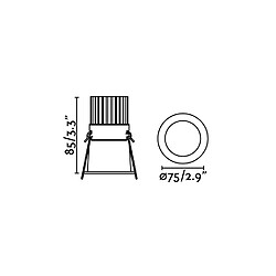 Avis Faro Barcelona Downlight encastré LED 10W 1800-3200K dimmable