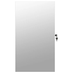 Avis vidaXL Armoire à bijoux avec miroir et éclairage LED mural blanc