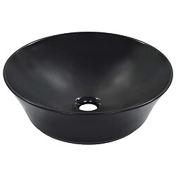 vidaXL Lavabo 41x12,5 cm Céramique Noir