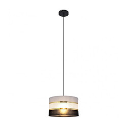 Helam Suspension Helen Tissu,Fer Noir,or,gris 1 ampoule 90cm