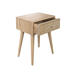 Avis Rendez Vous Deco Table de chevet Tiny en bois 1 tiroir