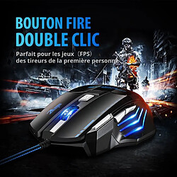 Acheter Souris Gamer LED Optique 5500 DPI VicTsing Zelotes Souris de Jeu 7 Boutons Souris Gaming Filaire Profesionnel Gaming Mouse USB de Ha