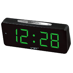 grand led affichage électronique bureau horloge numérique réveil eu plug vert pas cher