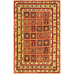 Vidal Tapis de laine 156x100 rouge Kashkuli