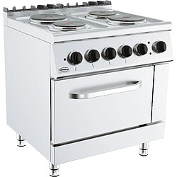 Piano de Cuisson sur Four Electrique - Profondeur 700 - Combisteel