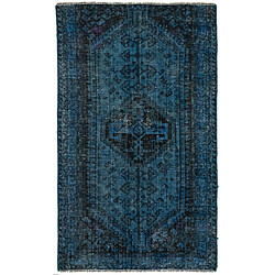 Vidal Tapis de laine 124x75 Bleu Vintage Royal 