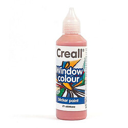 Graines Creatives Peinture repositionnable pour vitres Creall Glass 80 ml - beige