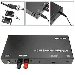 bematik ? Extendeur HDMI rallonge FullHD 1080p à Travers de 2 Fils A 3800 m ? récepteur (hb024)