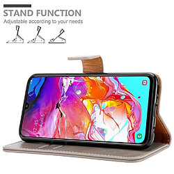 Cadorabo Coque Samsung Galaxy A70 / A70s Etui en Marron