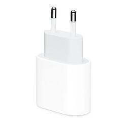 Adaptateur secteur APPLE USB-C 18W Charge Rapide (MU7V2ZM/A)