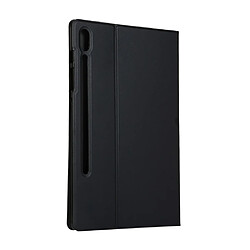 Avis Etui en PU supérieur avec support noir pour votre Samsung Galaxy Tab S6 SM-T860 (Wi-Fi)/T865 (LTE)