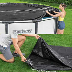 Bâche d'Hiver pour Piscine Fast Set Bestway Ø244 cm Ronde