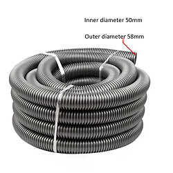 Eter – tuyau fileté pour aspirateur, Tube d'aspiration, soufflet, pièces de rechange, diamètre intérieur 50mm