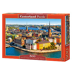 Castorland Puzzle 500 pièces : La vieille ville de Stockholm, Suède