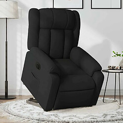 Maison Chic Fauteuil Relax pour salon, Fauteuil inclinable électrique noir tissu -GKD69354