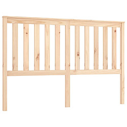 vidaXL Tête de lit 156x6x101 cm Bois massif de pin