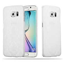 Cadorabo Coque Samsung Galaxy S6 EDGE Etui en Blanc