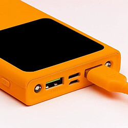 Avis SANAG Colorum Power Bank 10000Mah Orange - Batterie Externe Portable Avec Usb-C Microusb - Power Bank Avec Écran Led - Batterie Externe Charge Rapide De Deux Appareils Avec Deux Voyants Led