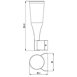 Avis Applique murale LED d'extérieur IP54 9.6W lumière balcon terrasse façade jardin 230V