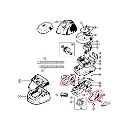 Avis Kit patins blancs pour nettoyeur de piscine - Hayward