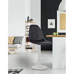 Non Tabouret de bar Elmore simili cuir W