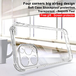 Imak Coque en TPU coins renforcés, antichoc flexibles transparent pour votre Apple iPhone 13 Pro 6.1 pouces