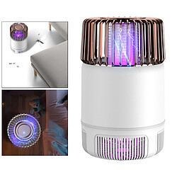 Acheter 2 EN 1 LED Mosquito Killer Light USB Charging Gnat Zapper Trap Blanc