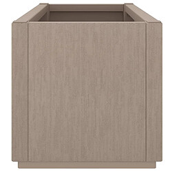 Acheter vidaXL Jardinière marron clair 80x36x35 cm PP