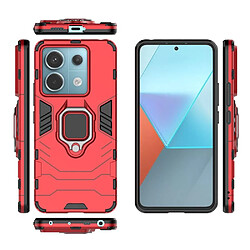 Htdmobiles Coque pour Xiaomi Redmi Note 13 Pro 5G / Poco X6 5G - housse etui rigide anti choc + film ecran - ROUGE