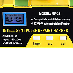 Acheter Chargeur De Plomb De Chargeur De Batterie De Voiture De Réparation D'impulsion Intelligente électrique 10A 12 / 24V