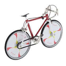 Avis 1:10 Montagnes Vélo Moulé Sous Pression Modèle De Vélo De Gâteau Décor à La Maison Rouge Blanc A