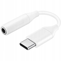 GUPBOO Adaptateur USB-C vers jack 3,5 mm, blanc,JL2204