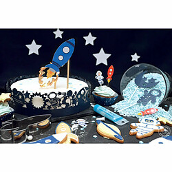 Scrapcooking 8 bougies d'anniversaire espace et galaxie