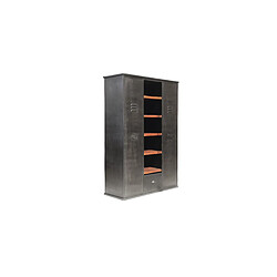 Avis ICONIK INTERIOR Armoire industriel métal Noir