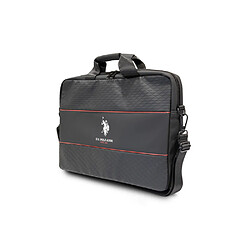 Us Polo U.S Polo Sacoche pour Ordinateur Portable 15'' Modèle Middle Stripe Noir