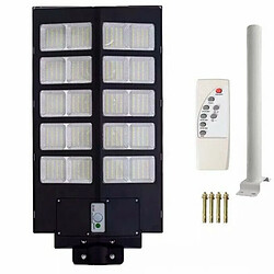 Tradex LED AVEC PANNEAU SOLAIRE 1000 W CRÉPUSCULE AVEC SUPPORT