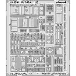 Me 262A for Hobby Boss - 1:48e - Eduard Accessories