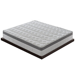 Materassi&Doghe Matelas 80x200 mémoire de forme à 9 zones différenciées 26cm de hauteur modèle Plus